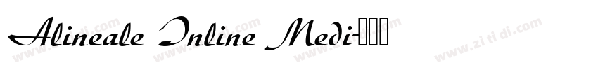 Alineale Inline Medi字体转换
